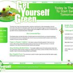 Get Yourself Green is a site promoting ecology and fighting global warming