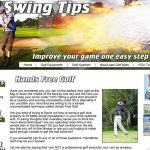 Golf Swing Tips is a golf training site with many tips